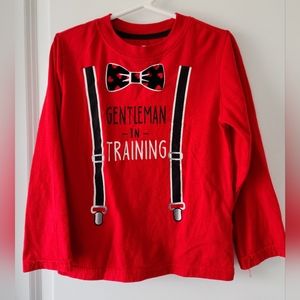 5t red Celebrations long sleeved‎ t-shirt Valentine's Day